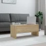 Mesa de centro madera contrachapada Sonoma 102x50,5x46,5 cm de vidaXL, Mesas de centro - Ref: Foro24-809722, Precio: 78,60 €,...