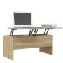 Mesa de centro madera contrachapada Sonoma 102x50,5x46,5 cm de vidaXL, Mesas de centro - Ref: Foro24-809722, Precio: 78,60 €,...