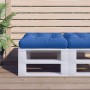 Cojín para sofá de palets tela azul 58x58x10 cm de , Cojines para sillas y sofás - Ref: Foro24-360910, Precio: 25,39 €, Descu...