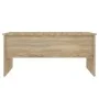 Mesa de centro madera contrachapada Sonoma 102x50,5x46,5 cm de vidaXL, Mesas de centro - Ref: Foro24-809722, Precio: 78,60 €,...