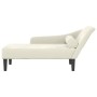 Sofá diván con cojines terciopelo crema de , Divanes - Ref: Foro24-4007595, Precio: 167,61 €, Descuento: %