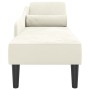 Sofá diván con cojines terciopelo crema de , Divanes - Ref: Foro24-4007595, Precio: 167,61 €, Descuento: %