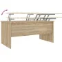Mesa de centro madera contrachapada Sonoma 102x50,5x46,5 cm de vidaXL, Mesas de centro - Ref: Foro24-809722, Precio: 78,60 €,...