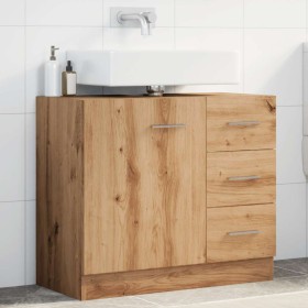 Armario de lavabo madera ingeniería roble artisian 63x30x54 cm de , Muebles de baño - Ref: Foro24-858324, Precio: 81,48 €, De...