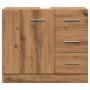 Armario de lavabo madera ingeniería roble artisian 63x30x54 cm de , Muebles de baño - Ref: Foro24-858324, Precio: 81,48 €, De...