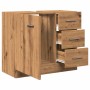 Armario de lavabo madera ingeniería roble artisian 63x30x54 cm de , Muebles de baño - Ref: Foro24-858324, Precio: 81,48 €, De...