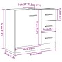 Armario de lavabo madera ingeniería roble artisian 63x30x54 cm de , Muebles de baño - Ref: Foro24-858324, Precio: 81,48 €, De...