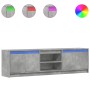 Mueble de TV LED madera ingeniería gris hormigón 180x34x50 cm de , Muebles TV - Ref: Foro24-3307915, Precio: 155,68 €, Descue...