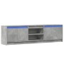 Mueble de TV LED madera ingeniería gris hormigón 180x34x50 cm de , Muebles TV - Ref: Foro24-3307915, Precio: 155,68 €, Descue...