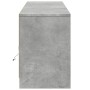 Mueble de TV LED madera ingeniería gris hormigón 180x34x50 cm de , Muebles TV - Ref: Foro24-3307915, Precio: 155,68 €, Descue...