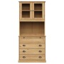 Aparador alto VIGO madera maciza de pino 80x40x176 cm de , Aparadores - Ref: Foro24-3200583, Precio: 324,33 €, Descuento: %