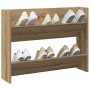 Zapatero de pared madera ingeniería roble artisan 80x18x60 cm de , Zapateros y organizadores de calzado - Ref: Foro24-856543,...
