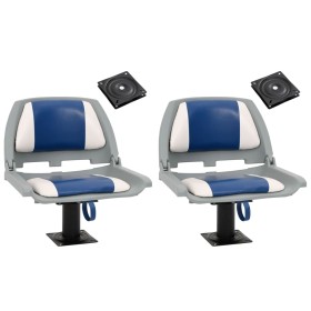 Asientos de barco 2 uds con pedestal giratorio 360° de , Embarcaciones - Ref: Foro24-3294954, Precio: 209,74 €, Descuento: %
