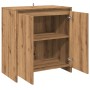 Aparador de madera de ingeniería roble artisan 70x41x75 cm de , Aparadores - Ref: Foro24-856777, Precio: 88,66 €, Descuento: %