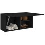 Mueble de pared de baño madera ingeniería negro 60x25x30 cm de , Tocadores de baño - Ref: Foro24-860059, Precio: 49,23 €, Des...