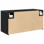Mueble de pared de baño madera ingeniería negro 60x25x30 cm de , Tocadores de baño - Ref: Foro24-860059, Precio: 49,23 €, Des...