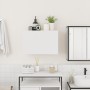 Mueble de pared de baño madera ingeniería blanco 60x25x40 cm de , Tocadores de baño - Ref: Foro24-860067, Precio: 55,60 €, De...