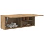Mueble de pared baño madera ingeniería roble artisan 80x25x30cm de , Tocadores de baño - Ref: Foro24-860084, Precio: 60,81 €,...