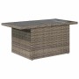 Set sofás jardín y cojines 7 pzas ratán sintético acacia gris de , Conjuntos de jardín - Ref: Foro24-3326352, Precio: 551,55 ...
