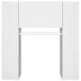 Muebles de recibidor 2 unidades madera contrachapada blanco de vidaXL, Taquillas y armarios de almacenamiento - Ref: Foro24-3...