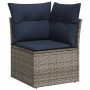 Set sofás jardín y cojines 8 pzas ratán sintético acacia negro de , Conjuntos de jardín - Ref: Foro24-3326442, Precio: 655,98...
