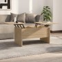 Mesa de centro madera de ingeniería roble Sonoma 80x50x42,5 cm de vidaXL, Mesas de centro - Ref: Foro24-809731, Precio: 74,96...