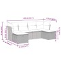 Set sofás de jardín 6 piezas y cojines ratán sintético marrón | Foro24.es | Tu tienda online para hogar, jardín y más Foro24.es