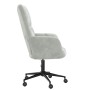 Sillón de relax de terciopelo gris claro en Sillones | Comprar online en Foru.es