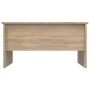 Mesa de centro madera de ingeniería roble Sonoma 80x50x42,5 cm de vidaXL, Mesas de centro - Ref: Foro24-809731, Precio: 74,96...