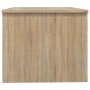 Mesa de centro madera de ingeniería roble Sonoma 80x50x42,5 cm de vidaXL, Mesas de centro - Ref: Foro24-809731, Precio: 74,96...