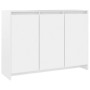 Aparador de madera contrachapada blanco 102x33x75 cm de vidaXL, Aparadores - Ref: Foro24-809773, Precio: 120,36 €, Descuento: %