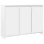 Aparador de madera contrachapada blanco 102x33x75 cm de vidaXL, Aparadores - Ref: Foro24-809773, Precio: 118,58 €, Descuento: %