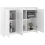 Aparador de madera contrachapada blanco 102x33x75 cm de vidaXL, Aparadores - Ref: Foro24-809773, Precio: 118,58 €, Descuento: %