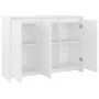 Aparador de madera contrachapada blanco 102x33x75 cm de vidaXL, Aparadores - Ref: Foro24-809773, Precio: 118,58 €, Descuento: %