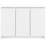 Aparador de madera contrachapada blanco 102x33x75 cm de vidaXL, Aparadores - Ref: Foro24-809773, Precio: 120,36 €, Descuento: %