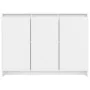 Aparador de madera contrachapada blanco 102x33x75 cm de vidaXL, Aparadores - Ref: Foro24-809773, Precio: 118,58 €, Descuento: %