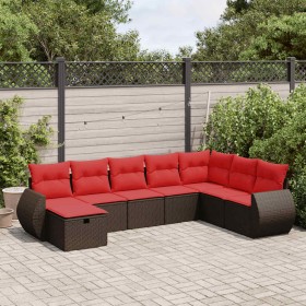 Comprar Set sofás de jardín 8 piezas y cojines