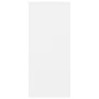 Aparador de madera contrachapada blanco 102x33x75 cm de vidaXL, Aparadores - Ref: Foro24-809773, Precio: 118,58 €, Descuento: %