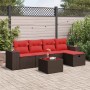 Set sofás de jardín 6 piezas y cojines ratán sintético marrón | Foro24.es | Tu tienda online para hogar, jardín y más Foro24.es