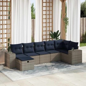 Comprar Set de sofás de jardín 7 pzas con cojines