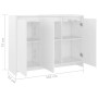 Aparador de madera contrachapada blanco 102x33x75 cm de vidaXL, Aparadores - Ref: Foro24-809773, Precio: 120,36 €, Descuento: %