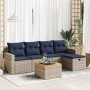 Set de muebles de jardín 6 pzas y cojines ratán sintético gris de , Conjuntos de jardín - Ref: Foro24-3325785, Precio: 401,61...