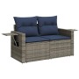 Set de sofás de jardín 7 pzas con cojines ratán sintético gris de , Conjuntos de jardín - Ref: Foro24-3325820, Precio: 497,72...