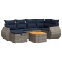 Set de sofás de jardín 7 pzas con cojines ratán sintético gris | Foro24.es | Tu tienda online para hogar, jardín y más Foro24.es