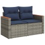 Set de sofás de jardín 4 pzas y cojines ratán sintético gris | Foro24.es | Tu tienda online para hogar, jardín y más Foro24.es