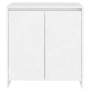 Aparador de madera contrachapada blanco 70x41x75 cm de vidaXL, Aparadores - Ref: Foro24-809737, Precio: 88,20 €, Descuento: %