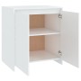 Aparador de madera contrachapada blanco 70x41x75 cm de vidaXL, Aparadores - Ref: Foro24-809737, Precio: 88,20 €, Descuento: %