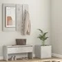 Juego de muebles recibidor madera contrachapada hormigón gris de vidaXL, Armarios roperos - Ref: Foro24-3082057, Precio: 93,6...