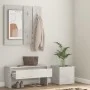 Juego de muebles recibidor madera contrachapada hormigón gris de vidaXL, Armarios roperos - Ref: Foro24-3082057, Precio: 93,6...