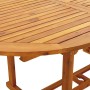 Set de comedor jardín 7 pzas polipropileno madera maciza beige en Conjuntos de jardín | Comprar online en Foru.es